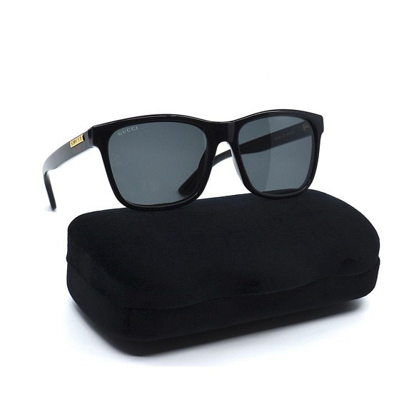 NEW GUCCI GG1746S 001 BLACK GREY AUTHENTIC SUNGLASSES - Picture 4 of 16